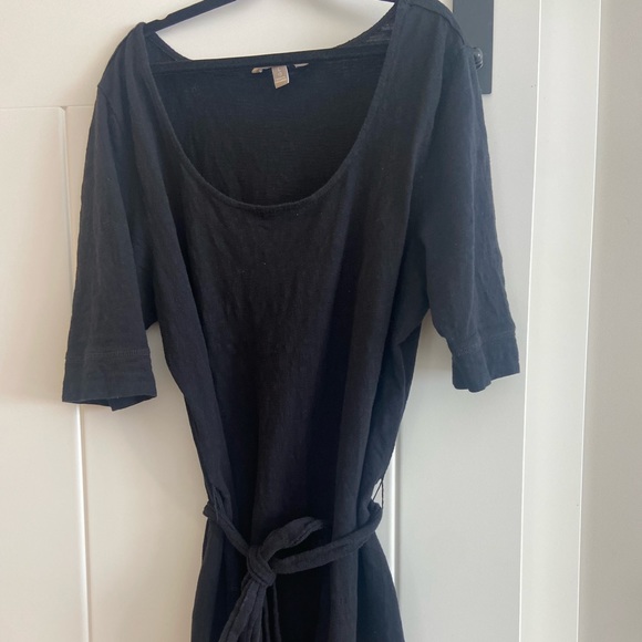 Black T-Shirt Dress - Picture 2 of 3
